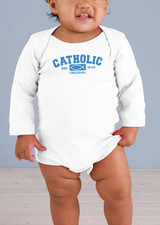 Catholic Original Long-Sleeve Baby Onesie