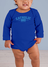 Catholic Original Long-Sleeve Baby Onesie