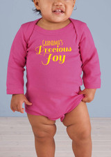 Grandma's Precious Joy Long-Sleeve Baby Onesie