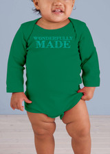 Wonderfully Made Long-Sleeve Baby Onesie