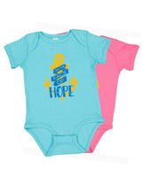 Face of Hope (Large Anchor) Baby Onesie