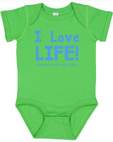 I Love Life! Baby Onesie