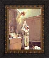 The Holy Sacrifice of the Mass - Ornate Dark Framed Art