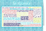 Saint Gianna Quote Card