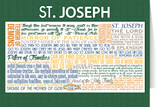 Saint Joseph Quote Card