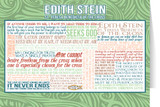 Edith Stein (St. Teresa Benedicta of the Cross) Quote Card