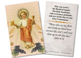 Christ Child First Communion Holy Card