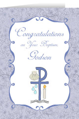Godson's Baptism Greeting Card