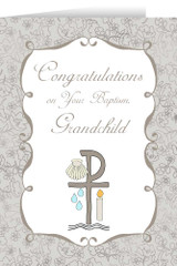 Grandchild's Baptism Greeting Card