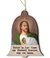 Saint Jude Wood Ornament