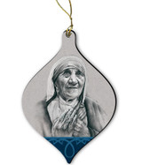 St. Teresa of Calcutta Wood Ornament