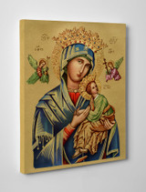 Our Lady of Perpetual Help (Gold) Gallery Wrapped Canvas