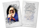 Marian Final Vows Holy Card