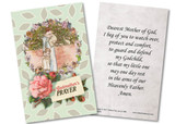 Springtime Godmother Holy Card