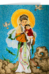 Our Lady of China Greeting Card