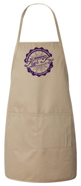 Fish Fry Apron (Natural) Personalized