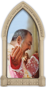 St. Padre Pio at Mass Home Doorpost Blessing