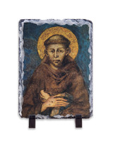 St. Francis by Cimabue Vertical Slate Tile