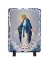 Our Lady of Grace Vertical Slate Tile