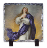 Immaculate Conception Square Slate Tile