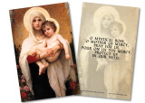 Madonna of the Roses Holy Card