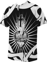 Sacred Heart of Jesus Poly T-Shirt