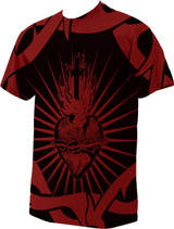 Sacred Heart of Jesus Poly T-Shirt