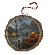 Shelter from the Storm Wood Ornament