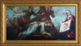 Veronica Wiping the Face of Jesus - Standard Gold Framed Art