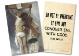 "Do Not Be Overcome" St. Paul Quote Holy Card