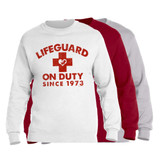 Lifeguard on Duty Since 1973 Crewneck Sweatshirt