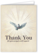 Holy Spirit Dove Thank You Note Card