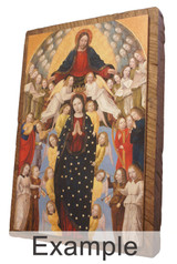 The Crucifixion by Francesco Granacci Cloister Collection Catholic Icon Plaque
