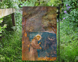 St. Francis with Birds Outdoor Garden Flag