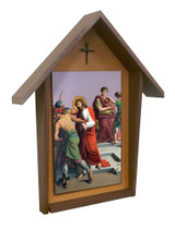 St. Peter's Stations of the Cross Deluxe Poly Wood Outdoor Shrine (Set of 14)