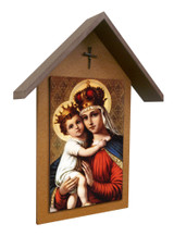 Our Lady of Good Remedy Simple Poly Wood Outdoor Shrine