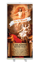 Resurrection of Christ E.C. Banner Stand