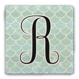 "R" Alphabet 1 Tumbled Stone Coaster