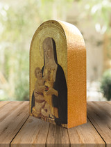 Madonna and Child by Benvenuto di Giovanni Icon Block