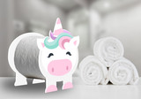 Unicorn PVC Toilet Paper Holder