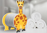 Giraffe PVC Toilet Paper Holder