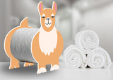 Llama PVC Toilet Paper Holder