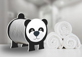 Panda PVC Toilet Paper Holder