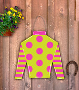 Customizable Jockey Silk Door Hanger