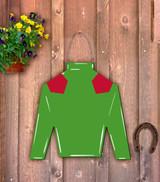 Customizable Jockey Silk Door Hanger