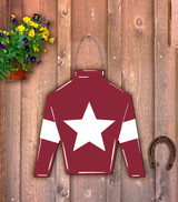 Customizable Jockey Silk Door Hanger