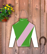 Customizable Jockey Silk Door Hanger