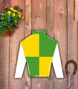 Customizable Jockey Silk Door Hanger