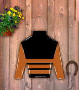 Customizable Jockey Silk Door Hanger