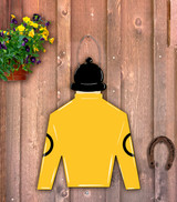 Jockey Silk with Helmet Door Hanger